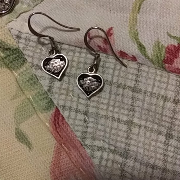 Harley- Davidson Earrings an pins - Picture 4 of 4